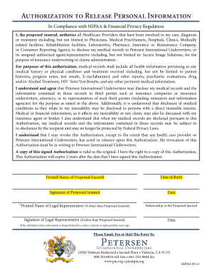 Disability Insurance Short Form Application