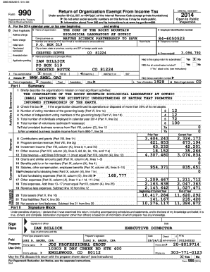 Form 990 Tax Exemption Application