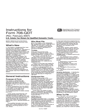Form 706-QDT Instructions