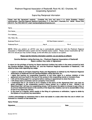 Supra Lockbox Key Agreement