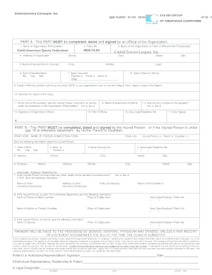 Accident Claim Form
