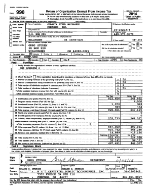 Form 990 2014