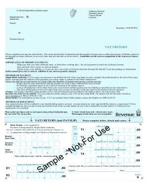 Sample Form Vat 3 Return - ksiegowy