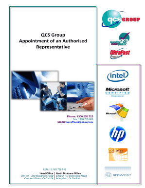 Appointment of Authorised Representative Form