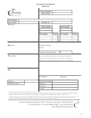 Medical Precertification Form