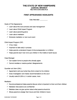 New Hampshire First Appearance Highlights