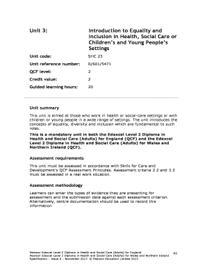 Introduction to Equality and Inclusion in Health and Social Care
