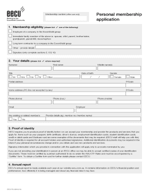 ExxonMobil Employee Credit Union Membership Application