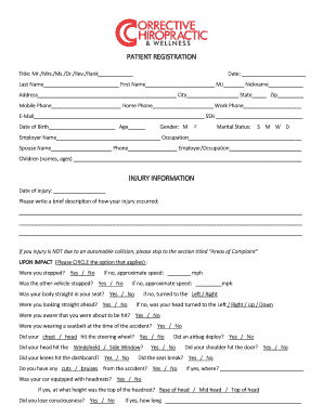 Patient Registration Form