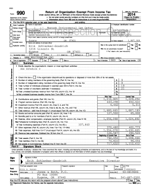Form 990 2014
