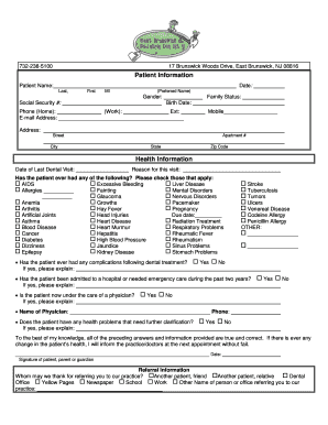 Patient Information and Consent Form