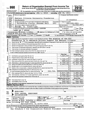 IRS Form 990 2010