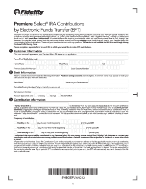 Premiere Select IRA Contribution Form