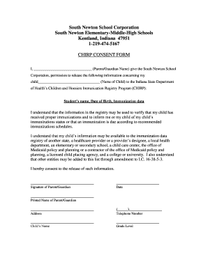 CHIRP Consent Form