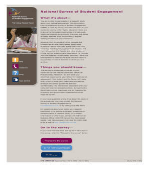 National Survey of Student Engagement