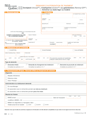 Demande d’autorisation de paiement