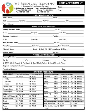Medical Appointment Form