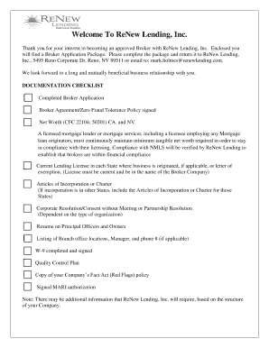 Broker Application Package