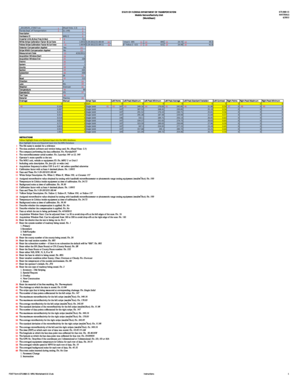 Florida DOT Mobile Retroreflectivity Worksheet