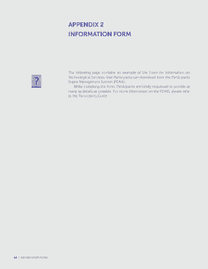 Information Request Form on Technological Services