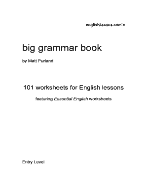English Grammar Worksheets