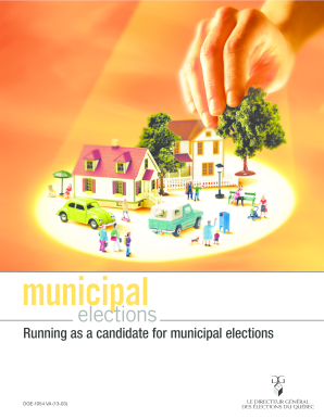 Municipal Election Candidate Nomination Form