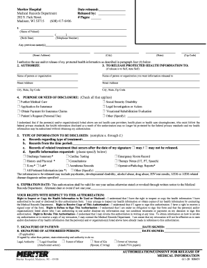 Authorization for Release of Medical Information