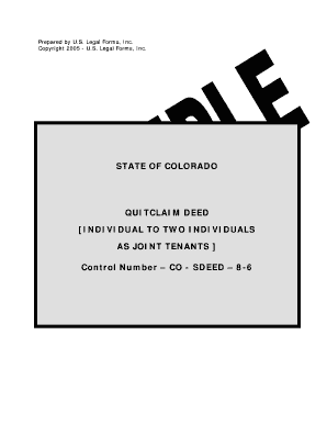 Colorado Quitclaim Deed