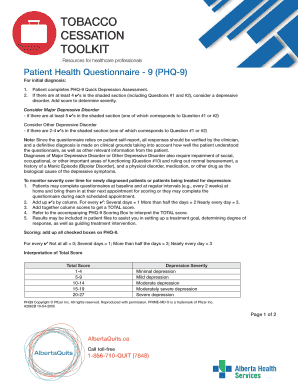 Patient Health Questionnaire - 9 (PHQ-9)