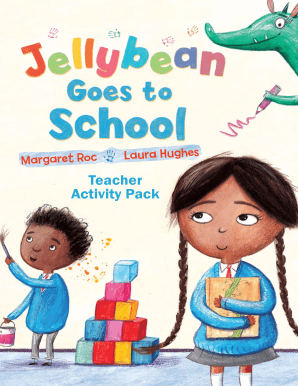 Jellybean Goes to School Activity Pack