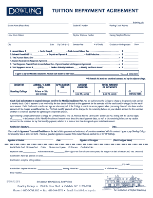 Tuition Repayment Agreement