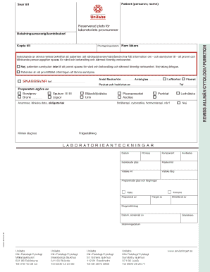 Swedish Cytology Referral Form