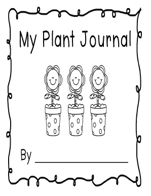 Plant Journal Template