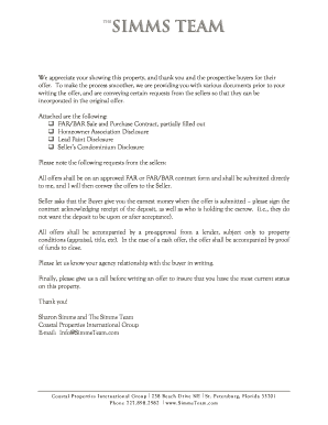 FAR/BAR Sale and Purchase Contract