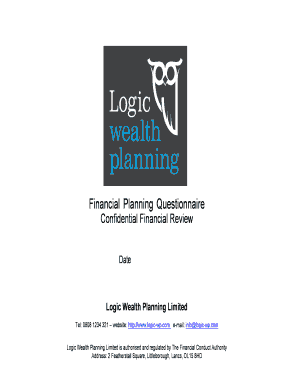 Financial Planning Questionnaire