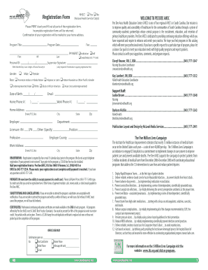 Pee Dee AHEC Registration Form