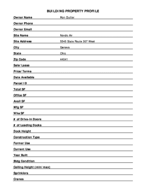 Building Property Profile