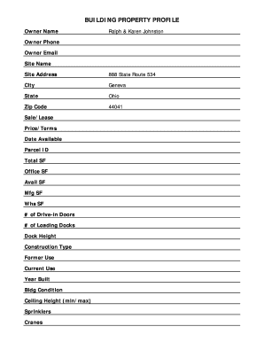 Building Property Profile