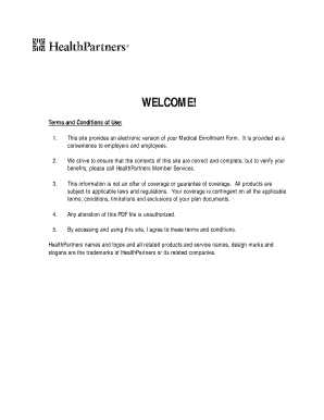Medical Enrollment Form