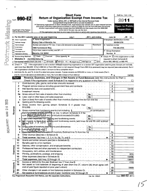 Form 990-EZ 2011