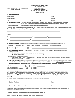 Medical Records Release Form