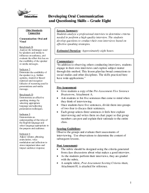 O08D56DevelopingOralCommunicationdoc English Language Arts - Writing - ims ode state oh