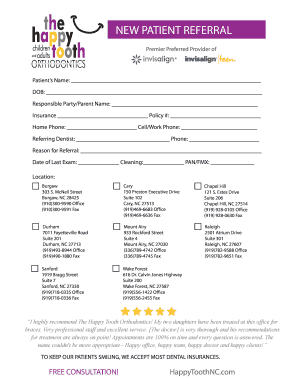 New Patient Referral Form