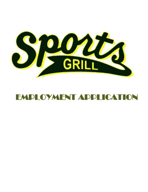 Employment Application Form