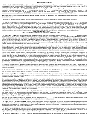 Residential Lease Agreement
