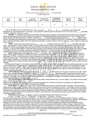 Residential Lease Agreement
