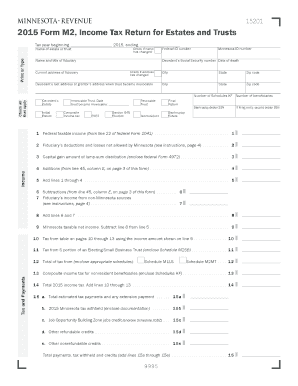 Minnesota Form M2 Income Tax Return for Estates and Trusts