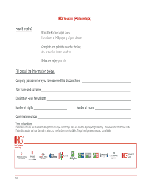 IHG Partnership Voucher