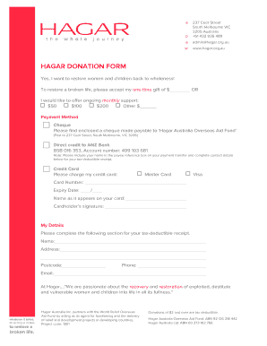 Hagar Donation Form