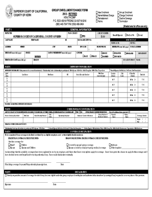 California Health Insurance Enrollment Form